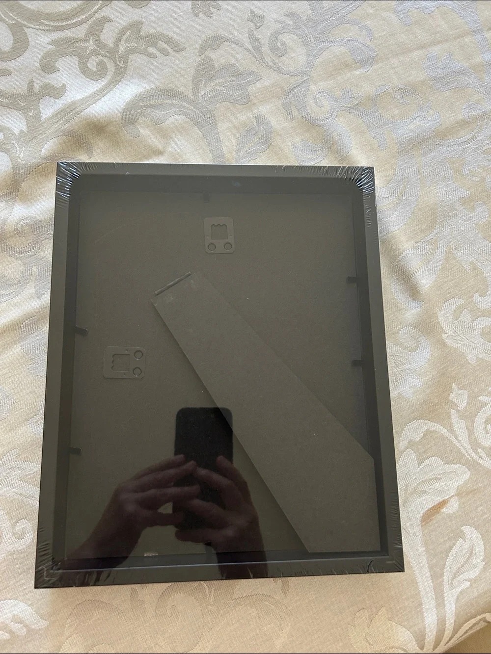 IKEA RIBBA Black Photo Frame with White Mat